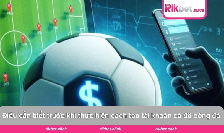 Những thông tin chuẩn bị trước khi tạo tài khoản cược.
