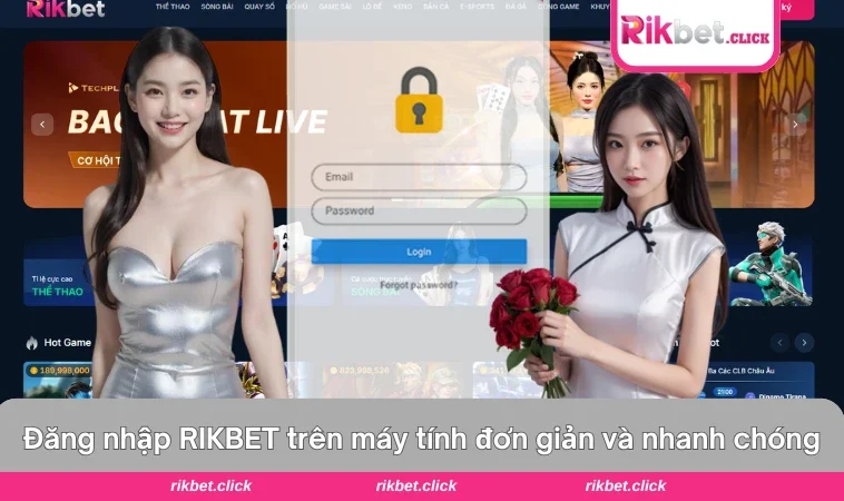 Giao diện trang đăng nhập trên máy tính với trường nhập tài khoản rõ ràng