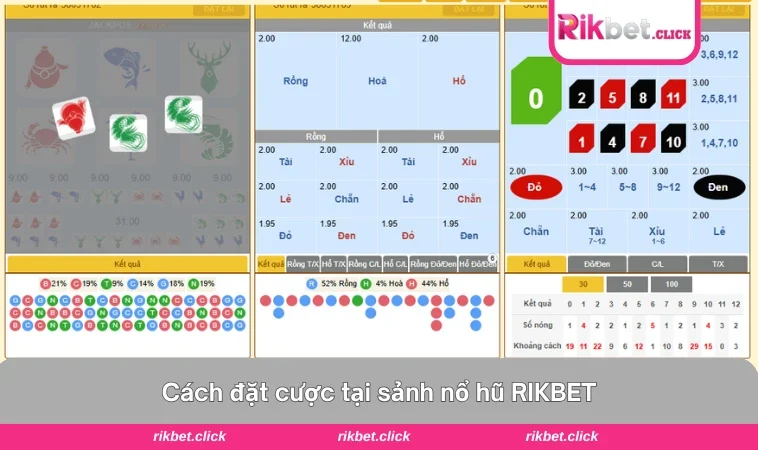 Cơ chế đặt cược đơn giản trong game chỉ vài thao tác là bắt đầu được ngay.