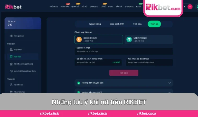 Cảnh báo hệ thống khi người chơi nhập sai thông tin rút tiền