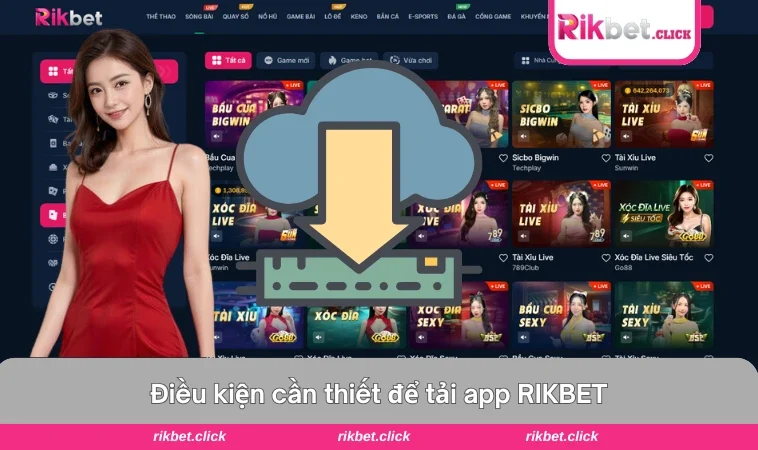 Yêu cầu cấu hình và quyền truy cập trước khi tải app.